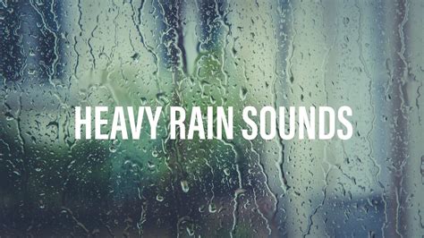 heavy rain sounds for studying