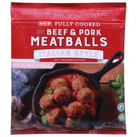 Heb Beef Meatballs