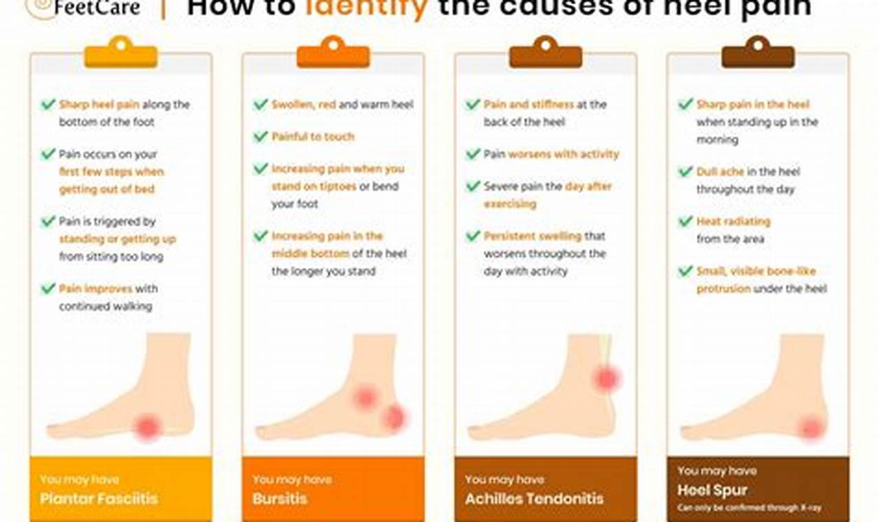 Heel Pain Location Chart: Identifying and Mapping Your Discomfort