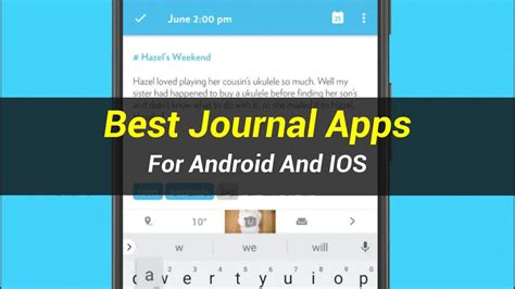 heel of the Best Journal Apps for Android and iOS