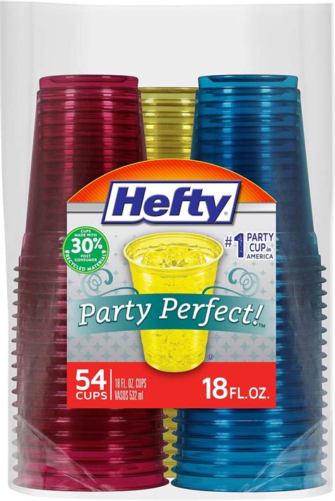 hefty colored cups