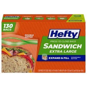 hefty sandwich bags