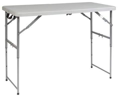 height adjustable folding table