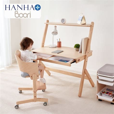 height adjustable study table with drawer