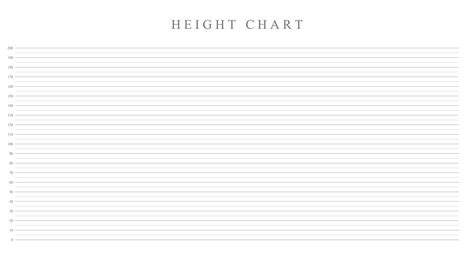 Height Chart For Drawing