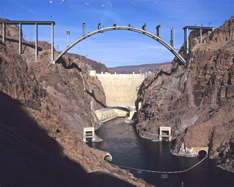 Hoover Dam Bridge height view