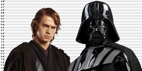 height of anakin skywalker