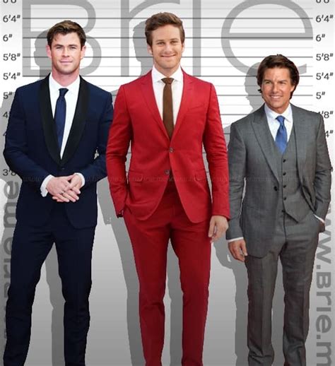 height of armie hammer