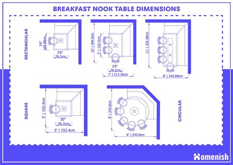 Height Of Breakfast Nook Table