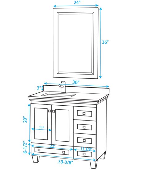 Height Of Vanity Cabinet