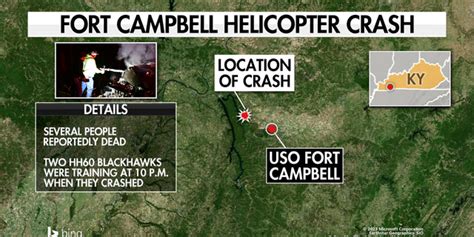 helicopter crash fort campbell map