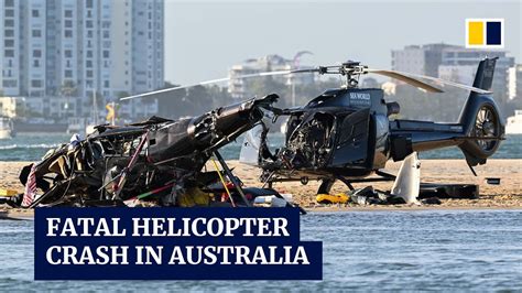 helicopter crash gold coast youtube