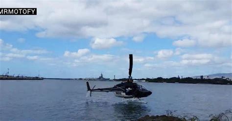 helicopter crash in the water