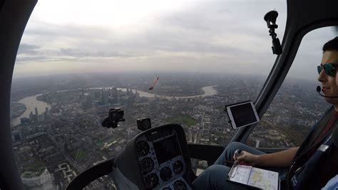 helicopter flight over london