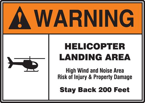 helicopter landing zone brief
