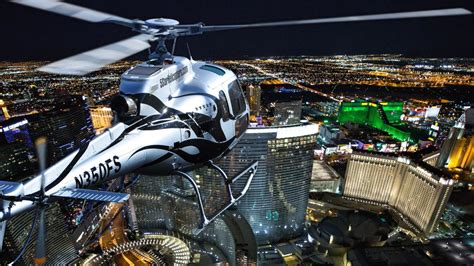 helicopter over las vegas