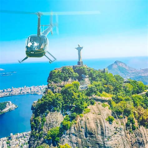 helicopter over rio