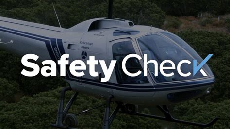 Safety Inspection on a Helicopter