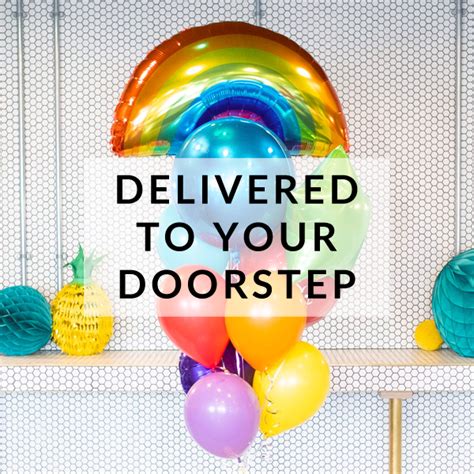 helium balloons delivered to your door