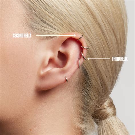 Helix Piercing Hoop Vs Stud