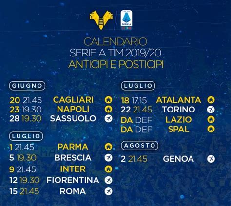 hellas verona calendario partite