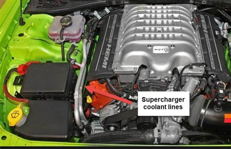 Hellcat Supercharger Coolant Lines