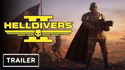 helldivers 2 game trailer