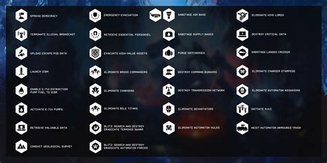 helldivers 2 map icons