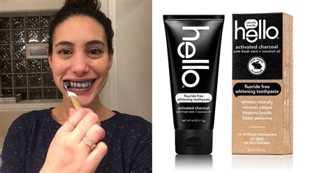 Hello Products Activated Charcoal Fluoride Free Whitening Toothpaste