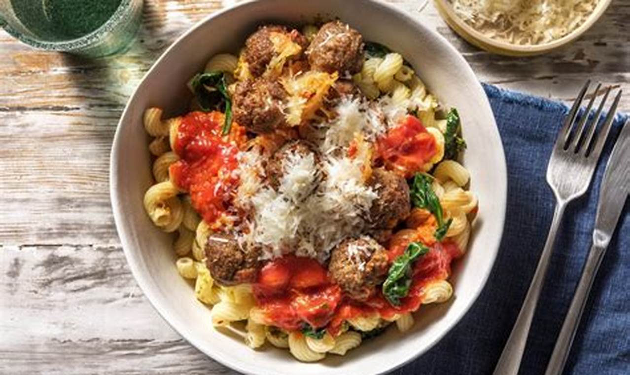 hello fresh recipes meatballs