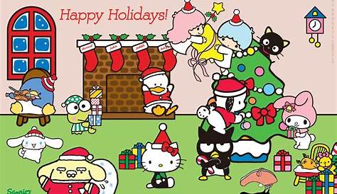 Hello Kitty And Friends Christmas Wallpaper