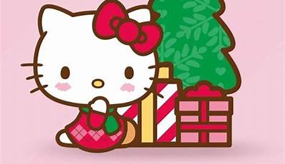 Hello Kitty Christmas Wallpaper Snowman