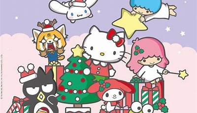 Hello Kitty Friends Christmas Wallpaper