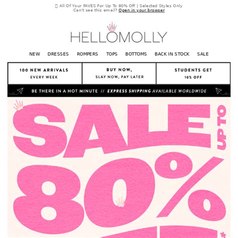 Get The Best Deals With Hello Molly Coupon Code!