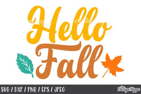 hello fall yall free svg