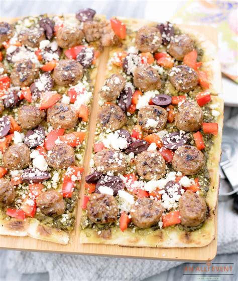 Chicken Sausage & Garlic Flatbreads Recipe HelloFresh