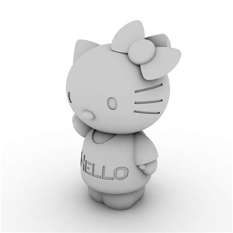 hello kitty 3d print free