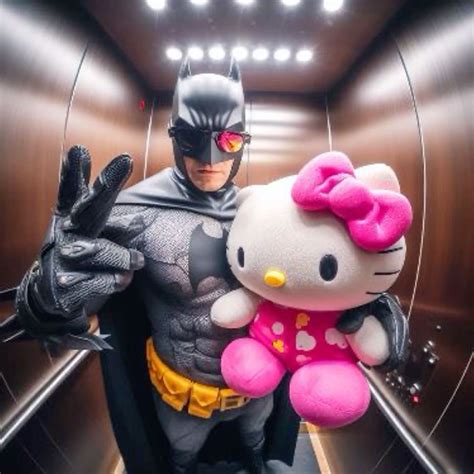Hello Kitty And Batman