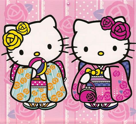 hello kitty and friends characters in kimono