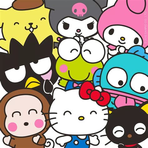 hello kitty and friends characters wallpaper