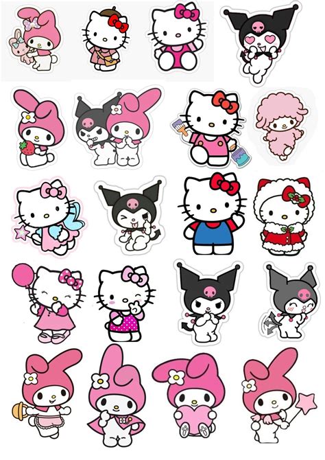 hello kitty and friends printable images