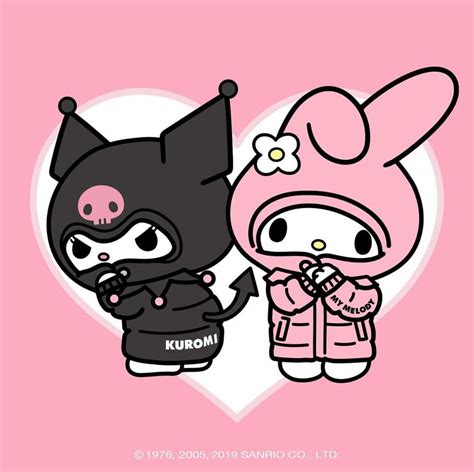 hello kitty and friends with kuromi