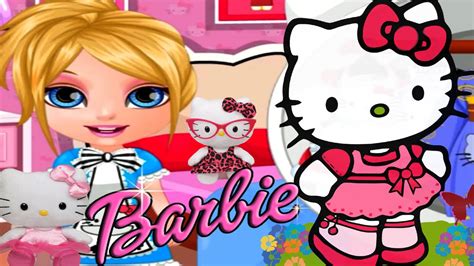 hello kitty barbie dress up games