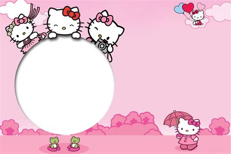 hello kitty birthday background png