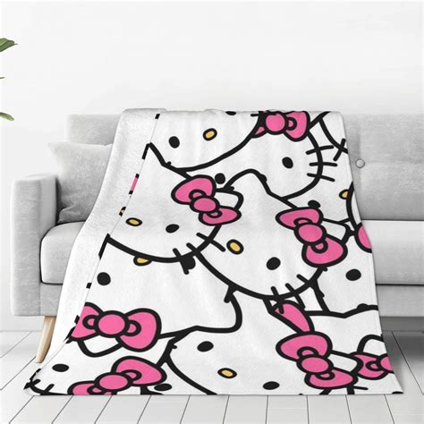 Hello Kitty Blanket Brown