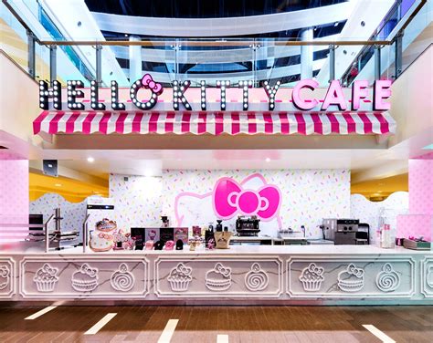 hello kitty cafe truck counter