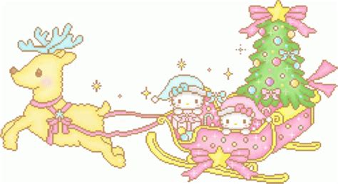 hello kitty christmas gifs