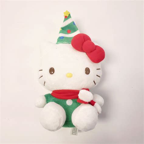 hello kitty christmas stuffed animal