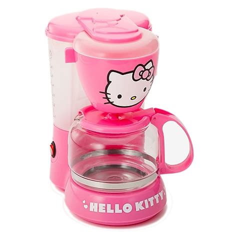 hello kitty coffee maker 3-piece gift set