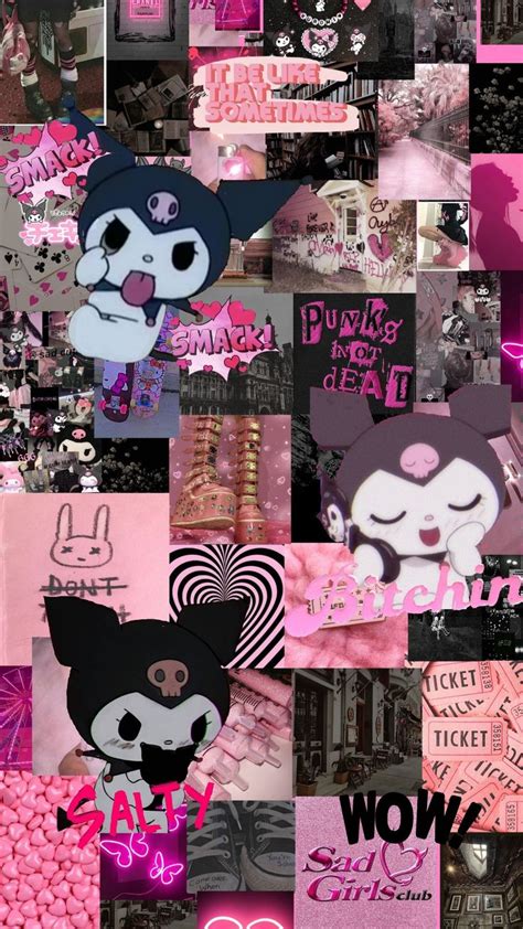 hello kitty collage aesthetic background
